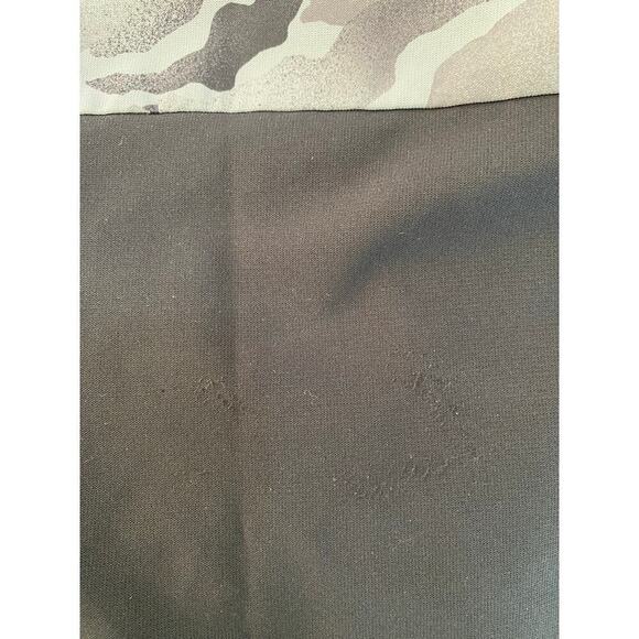 Nike PRO Dri-Fit Men S Gray Black Camouflage Full Zip Hooded Windbreaker Jacket - Picture 10 of 10